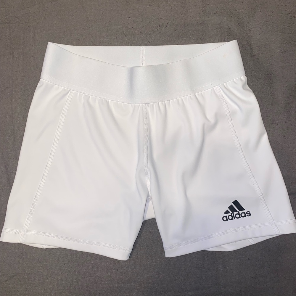 All White Adidas Spandex!